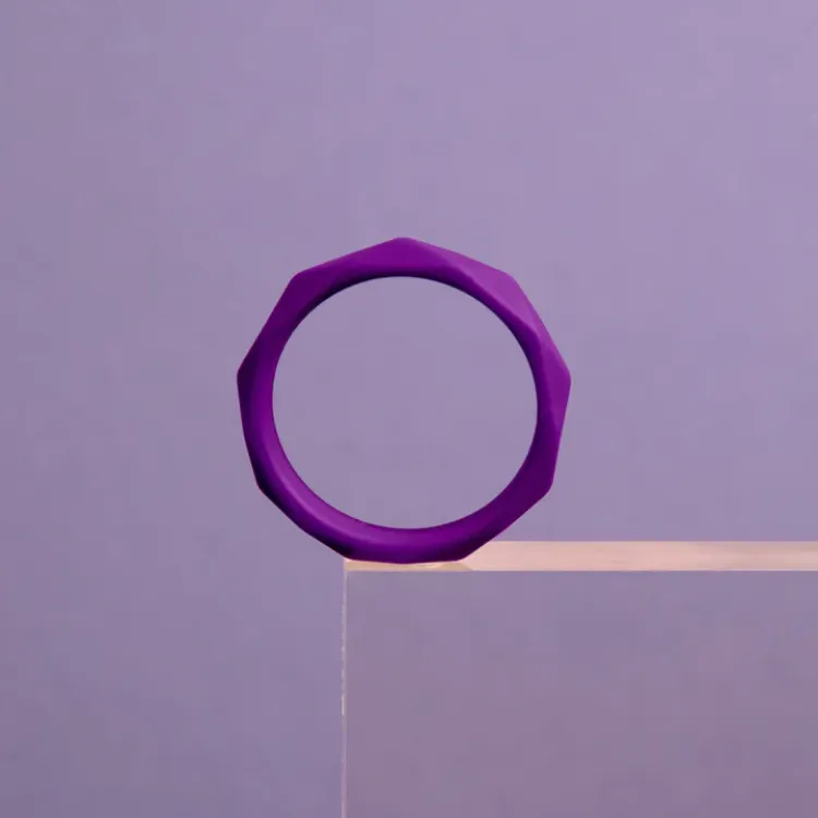 Wellness Geo Silicone Cock Ring Wellness Geo Silicone Cock Ring