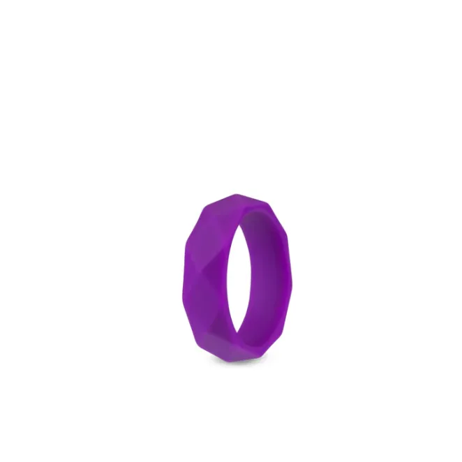 Wellness Geo Silicone Cock Ring