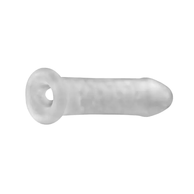 Perfect Fit Fat Boy Thin Textured Penis Extender with Ball Loop