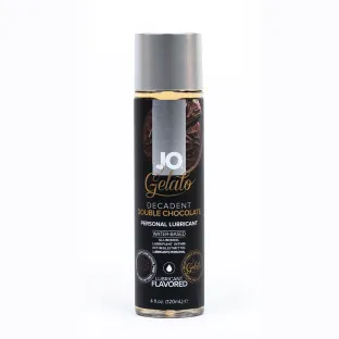 JO Decadent Double Chocolate Flavored Water-Based Lubricant 4 oz.