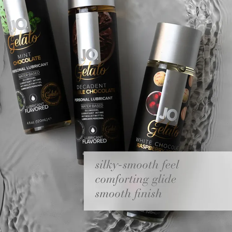 JO Decadent Double Chocolate Flavored Water-Based Lubricant 4 oz. JO Decadent Double Chocolate Flavored Water-Based Lubricant 4 oz.