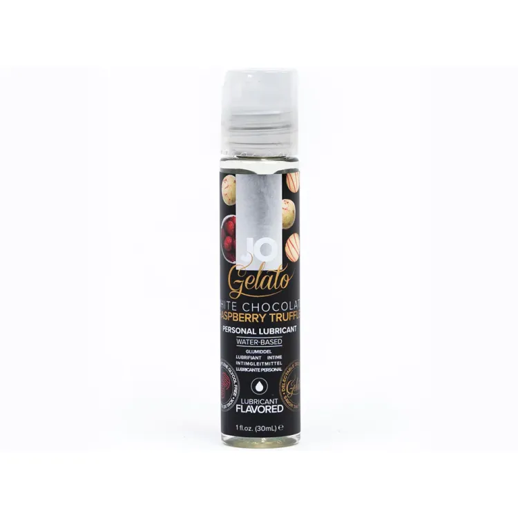 JO Gelato White Chocolate Raspberry Truffle Water-Based Lubricant 1 oz. JO Gelato White Chocolate Raspberry Truffle Water-Based Lubricant 1 oz.