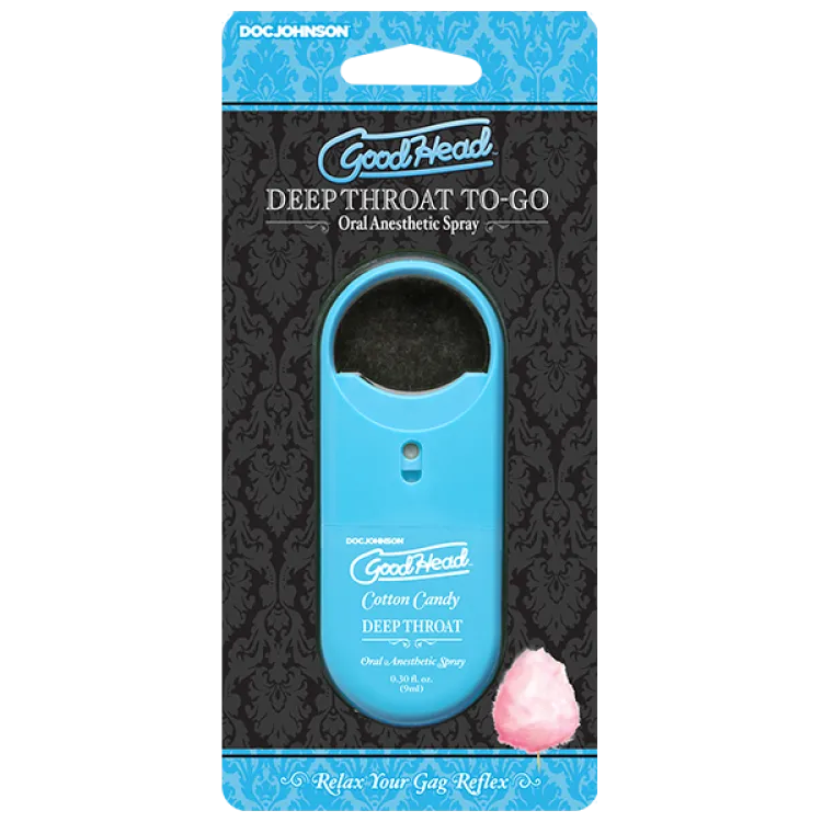 GoodHead - Deep Throat Spray To-Go - Cotton Candy - 0.30 fl. oz. GoodHead - Deep Throat Spray To-Go - Cotton Candy - 0.30 fl. oz.