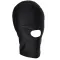 Shadow Hood Full-Head Mask with Open Mouth Black