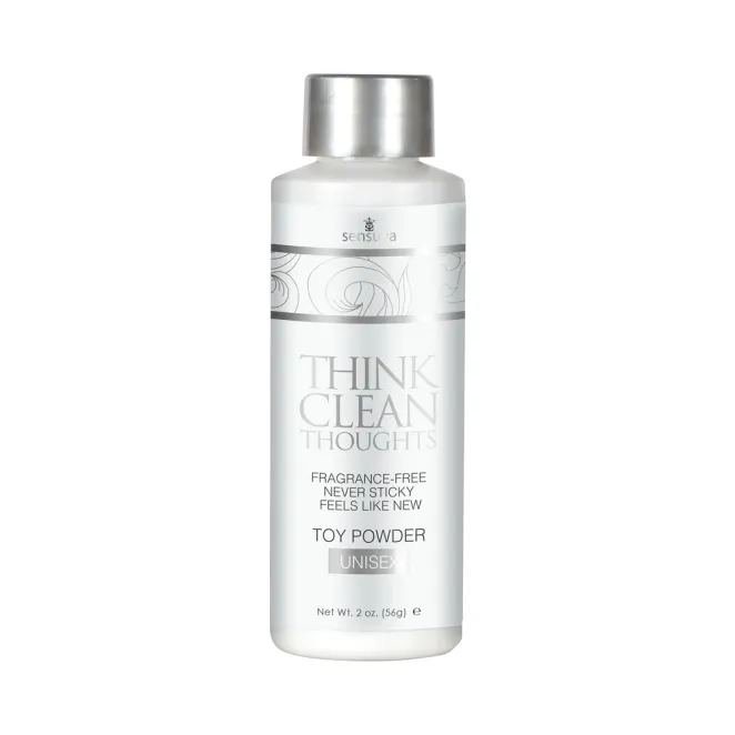 Sensuva Think Clean Thoughts Toy Renewal Powder 2 oz.