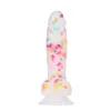 7.5 in. Realistic Vibrating Dildo with Balls Frost Confetti 7.5 in. Realistic Vibrating Dildo with Balls Frost Confetti