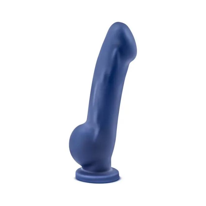 6 Inch Dual Density Silicone Dildo Indigo