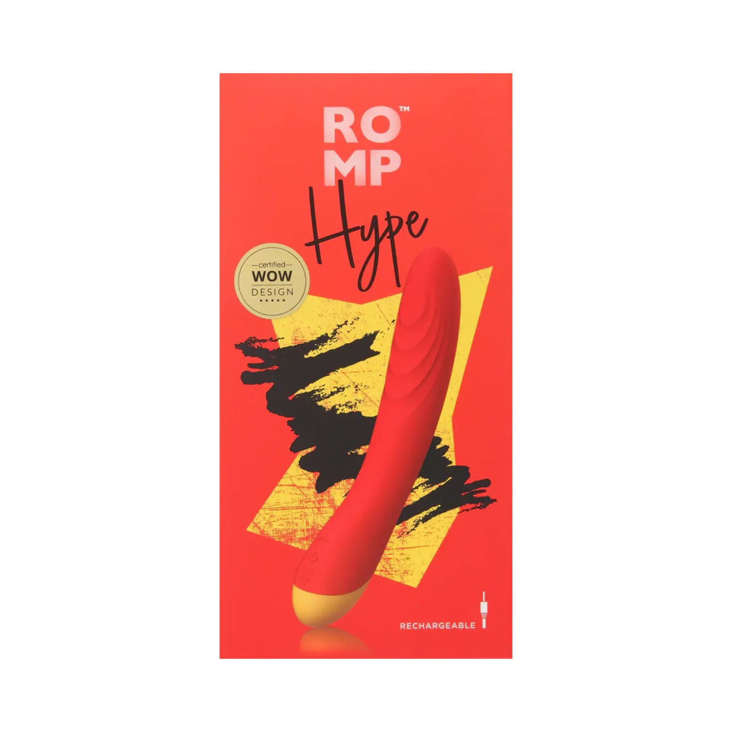 ROMP Hype Silicone G-Spot Vibrator Red