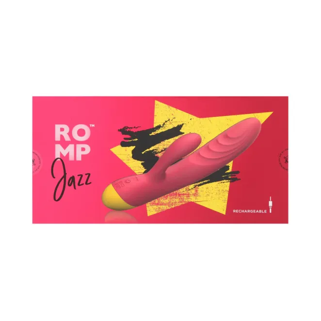 ROMP Jazz Silicone Rabbit Vibrator Berry