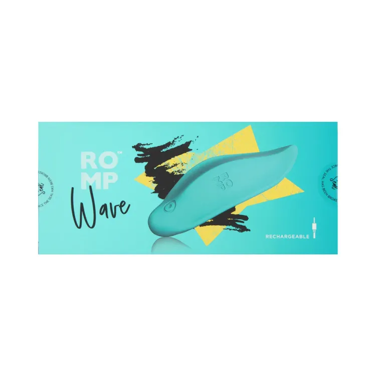 ROMP Wave Silicone Lay-On Vibrator Mint ROMP Wave Silicone Lay-On Vibrator Mint