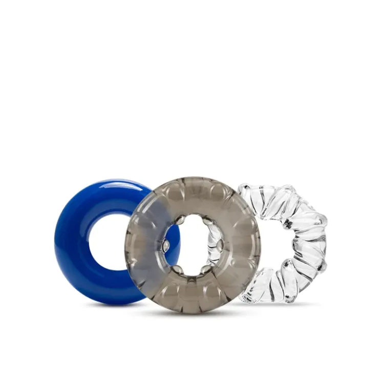 Triple Stretch Cock Rings 3-Pack Triple Stretch Cock Rings 3-Pack