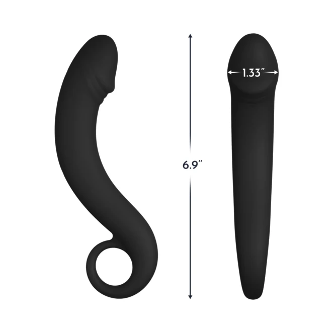 Forto F-19 Silicone Anal Butt Plug Black