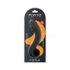 Forto F-19 Silicone Anal Butt Plug Black