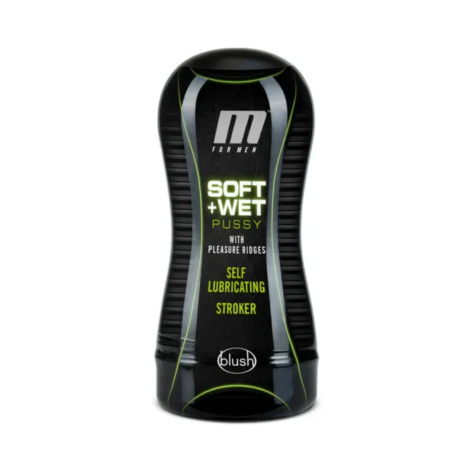 Soft & Wet Self-Lubricating Vagina Stroker with Pleasure Ridges