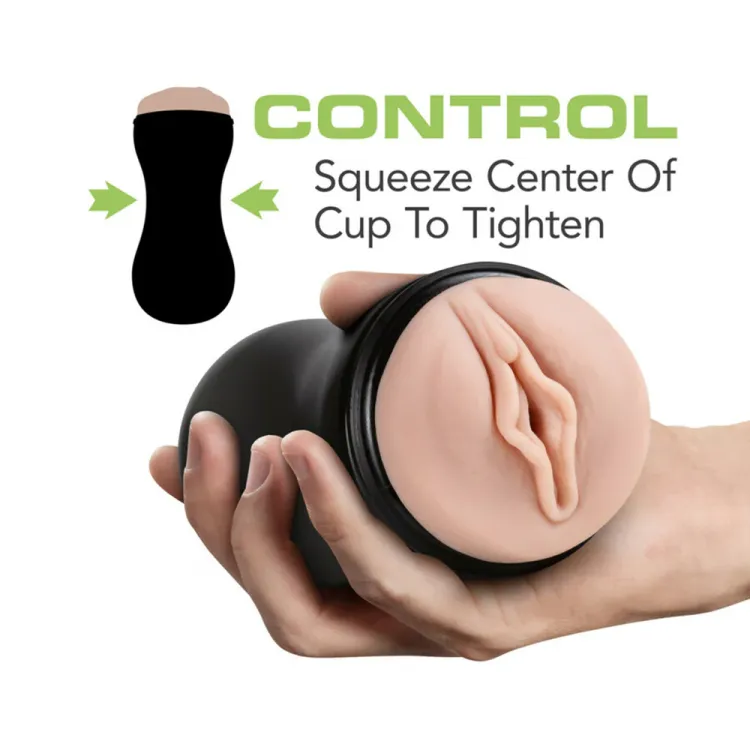 M for Men Soft & Wet Self-Lubricating Vagina Stroker Beige