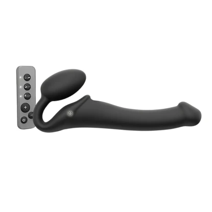 Strap-On-Me Remote Control Vibrating Strapless Strap-On Black