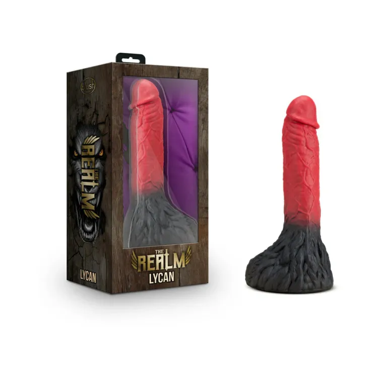 Blush The Realm Lycan 10.5 in. Silicone Lock On Fantasy Werewolf Dildo Red (76224) by Blush | Sex Toys | SlipDix.com Blush The Realm Lycan 10.5 in. Silicone Lock On Fantasy Werewolf Dildo Red (76224) | SlipDix.com