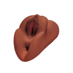 Perfect Pussy Double Vagina Stroker Brown