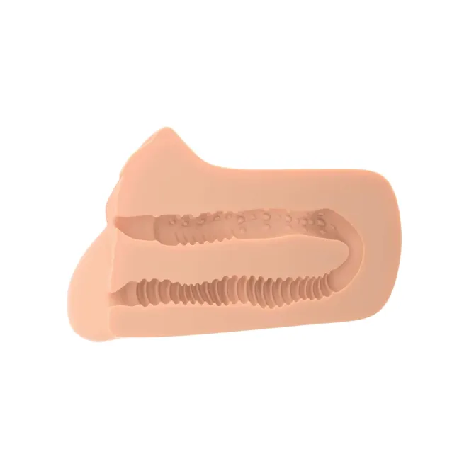 Pick Your Pleasure Dual Entry Pocket Pussy Stroker Beige