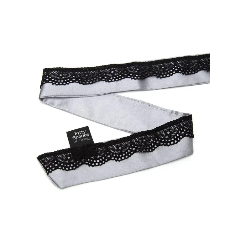 Fifty Shades of Grey Play Nice Satin Collar with Lace Trim & Adjustable Nipple Clamps Fifty Shades of Grey Play Nice Satin Collar with Lace Trim & Adjustable Nipple Clamps