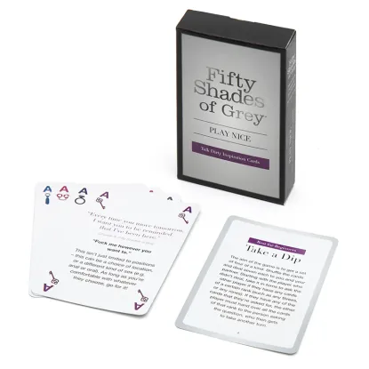Fifty Shades of Grey Play Nice Talk Dirty Inspiration Cards