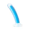7 in. Dual-Density Silicone Spiral Dildo Blue 7 in. Dual-Density Silicone Spiral Dildo Blue