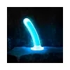 7 in. Dual-Density Silicone Spiral Dildo Blue 7 in. Dual-Density Silicone Spiral Dildo Blue