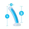 7 in. Dual-Density Silicone Spiral Dildo Blue 7 in. Dual-Density Silicone Spiral Dildo Blue