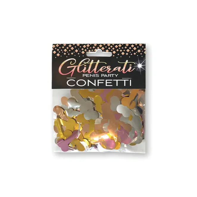 Glitterati Penis Party Confetti Assorted Color (76874) | SlipDix.com