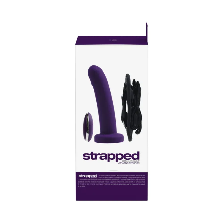 VeDO Strapped Vibrating Strap-On with Remote Purple VeDO Strapped Vibrating Strap-On with Remote Purple
