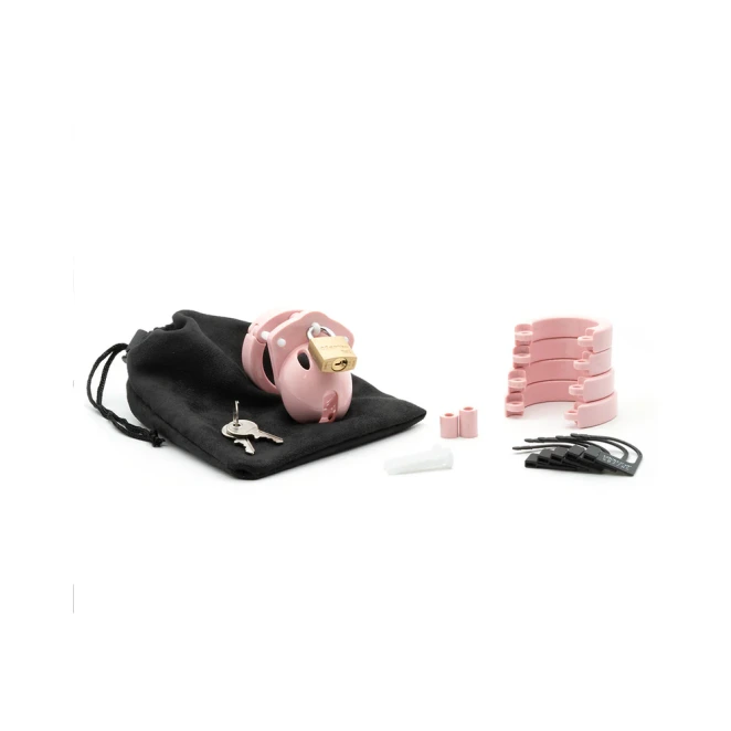 CB-X Mini Me Pink Chastity Cage Kit
