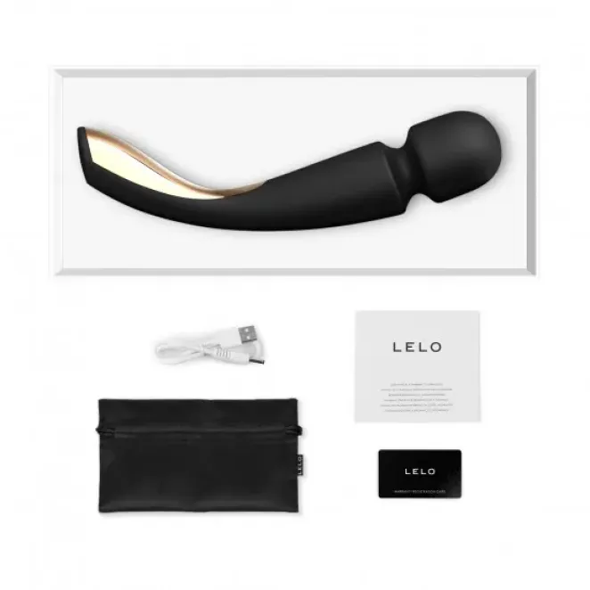 LELO SMART WAND 2 Large Wand Vibrator Black