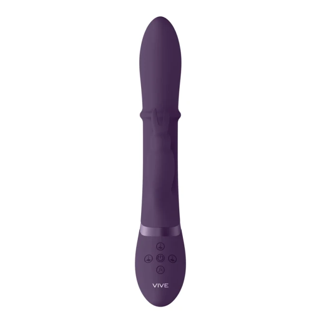 Vive MAY Rechargeable Pulsing Silicone Rabbit Vibrator