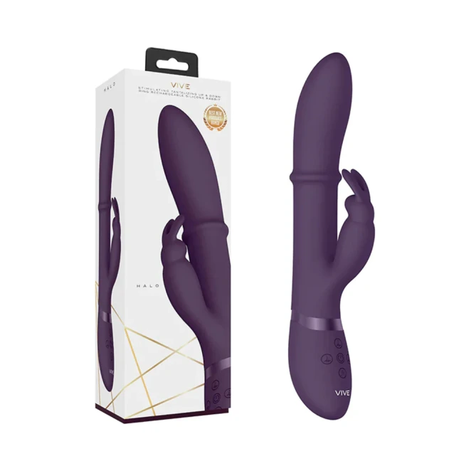 Vive MAY Rechargeable Pulsing Silicone Rabbit Vibrator