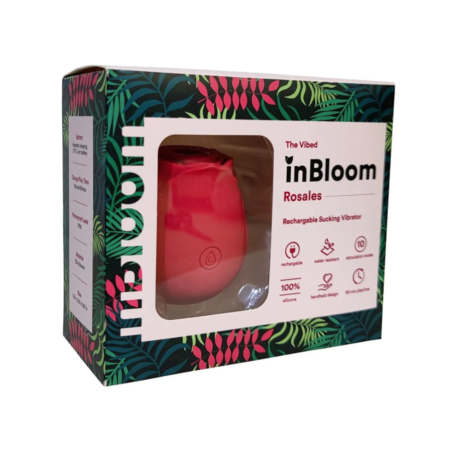 inBloom Rosales Sucking Rose Vibrator