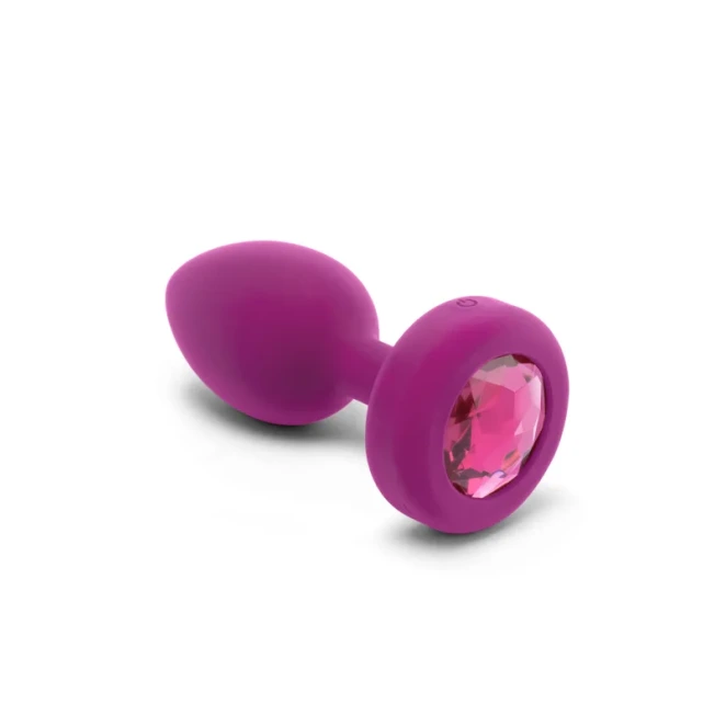 B-Vibe Remote Control Rechargeable Vibrating Silicone Jeweled Butt Plug