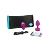 B-Vibe Remote Control Rechargeable Vibrating Silicone Jeweled Butt Plug
