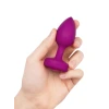 B-Vibe Remote Control Rechargeable Vibrating Silicone Jeweled Butt Plug