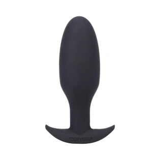 Tantus Ryder Silicone Butt Plug Onyx