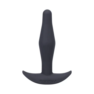 Tantus Little Flirt Silicone Beginner Butt Plug Onyx