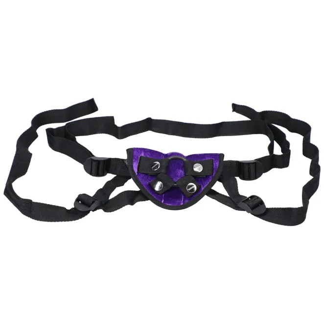 Vibrating Strap-On Dildo Kit Amethyst