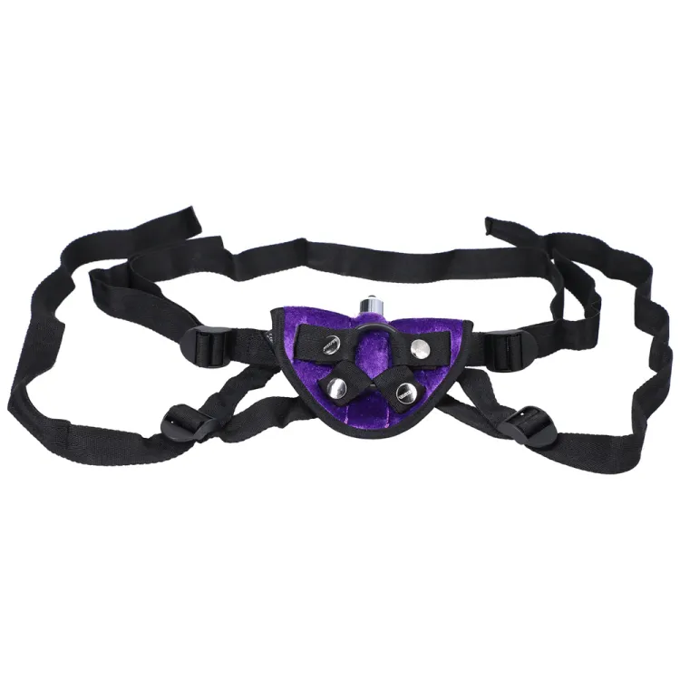 Vibrating Strap-On Dildo Kit Amethyst