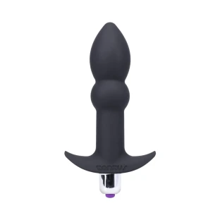 Tantus Perfect Plug Plus Silicone Vibrating Butt Plug Onyx