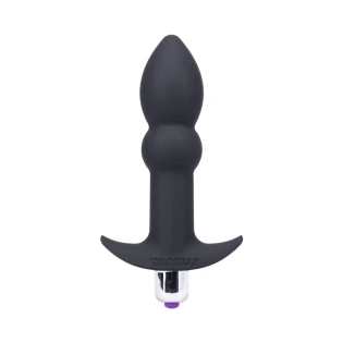 Tantus Perfect Plug Plus Silicone Vibrating Butt Plug Onyx