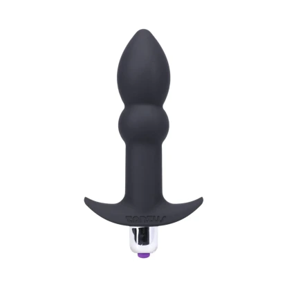 Tantus Perfect Plug Plus Silicone Vibrating Butt Plug Onyx