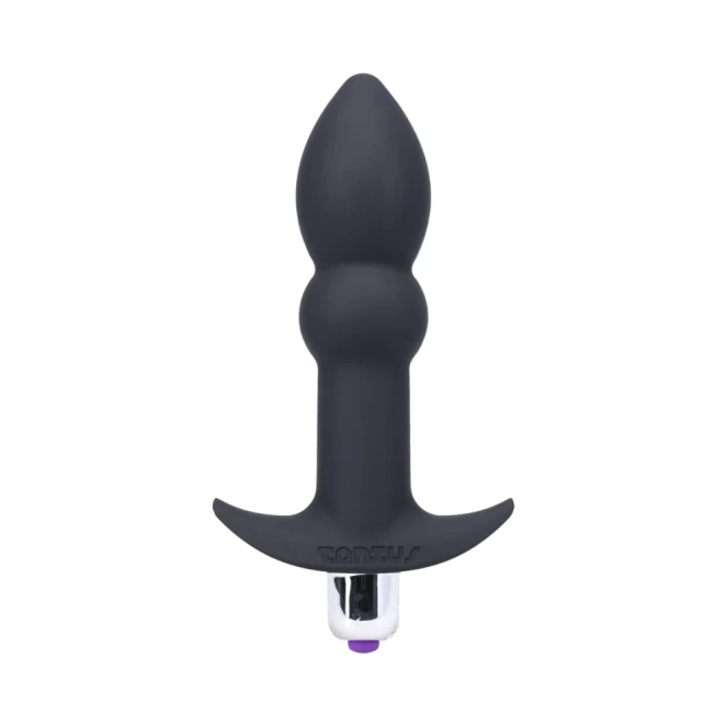 Tantus Perfect Plug Plus Silicone Vibrating Butt Plug Onyx