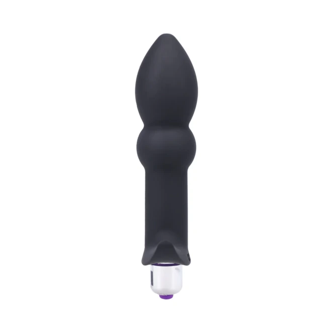 Tantus Perfect Plug Plus Silicone Vibrating Butt Plug Onyx