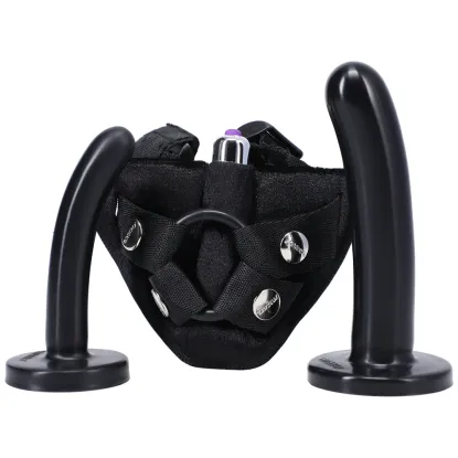 Bend Over Beginner Strap-On Harness Kit Black