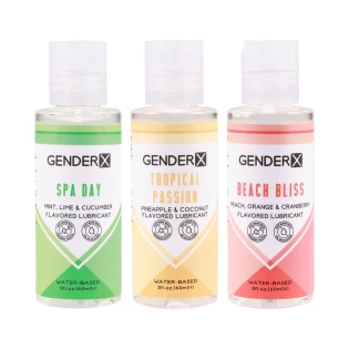 Gender X Flavored Lube Assorted Travel Pack