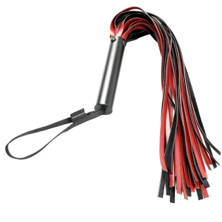 Sportsheets Saffron Classic Flogger Red/Black